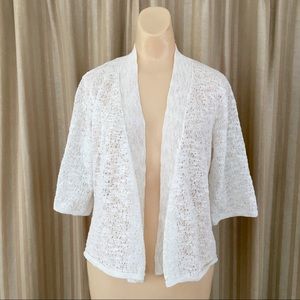 Habitat cotton blend white shrug